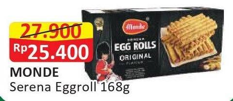 Promo Harga MONDE Serena Egg Roll 168 gr - Alfamart