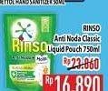 Promo Harga Rinso Liquid Detergent Classic Fresh 750 ml - Hypermart