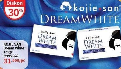 Promo Harga Kojie San Dream White Soap 135 gr - Guardian