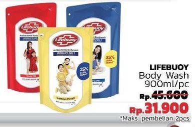 Promo Harga LIFEBUOY Body Wash 900 ml - LotteMart