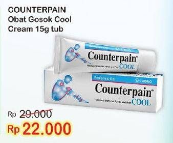 Promo Harga COUNTERPAIN Obat Gosok Cream Cool 15 gr - Indomaret
