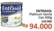 Promo Harga ENTRASOL Platinum Vanilla 400 gr - Alfamidi