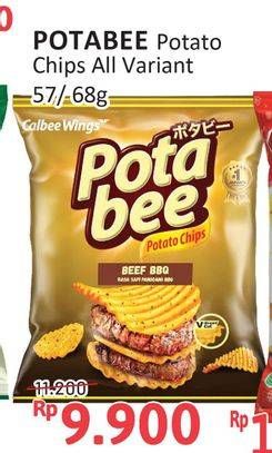 Promo Harga Potabee Snack Potato Chips All Variants 57 gr - Alfamidi