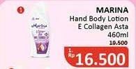 Promo Harga MARINA Hand Body Lotion UV White Collagen Asta 460 ml - Alfamidi