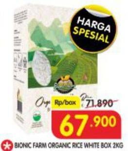Promo Harga Bionic Farm Organic White Rice  - Superindo