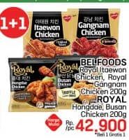 Promo Harga Belfoods Royal Ayam Goreng Ala Korea Itaewon Chicken, Gangnam Chicken, Busan Chicken, Hongdae Chicken 200 gr - LotteMart