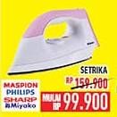 Promo Harga MASPION/PHILIPS/SHARP/MIYAKO Setrika  - Hypermart