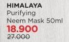Promo Harga HIMALAYA Purifying Neem Mask 50 ml - Watsons