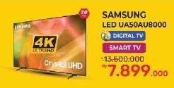 Promo Harga SAMSUNG UA50AU8000 Crystal UHD Smart TV 50  - Yogya