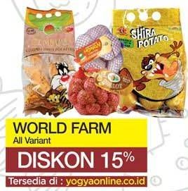 Promo Harga WORLD FARM Bawang Putih All Variants 500 gr - Yogya