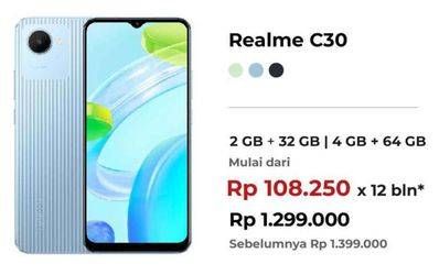 Promo Harga Realme C30  - Erafone