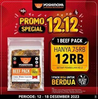Promo Harga 1 Beef Pack  - Yoshinoya