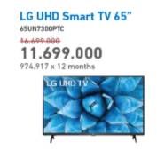 Promo Harga LG 65UN7300PTC UHD SMART TV 65"  - Electronic City