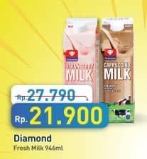 Promo Harga Diamond Fresh Milk 946 ml - Hypermart