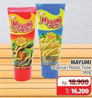 Promo Harga MAYUMI Mayonnaise Original, Pedas 180 gr - Lotte Grosir