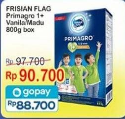 Promo Harga Frisian Flag Primagro 1+ Vanilla, Madu 800 gr - Indomaret