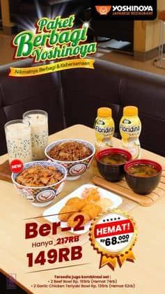 Promo Harga Paket Berbagi Yoshinoya  - Yoshinoya