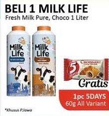 Promo Harga MILK LIFE Fresh Milk Murni 1000 ml - Alfamidi