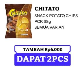 Promo Harga Chitato Snack Potato Chips All Variants 68 gr - Indomaret