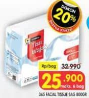 Promo Harga 365 Facial Tissue 800 gr - Superindo