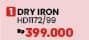 Promo Harga Philips HD 1172 | Dry Iron /99  - COURTS