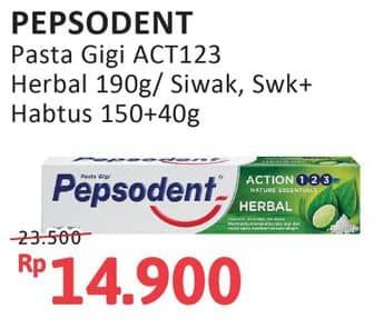 Promo Harga Pepsodent Pasta Gigi  - Alfamidi