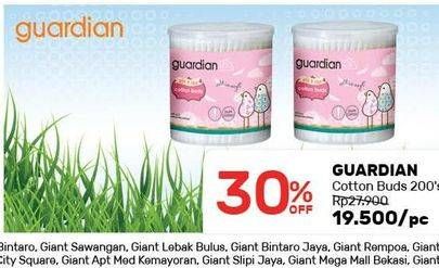 Promo Harga GUARDIAN Cotton Buds 200 pcs - Guardian