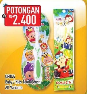 Promo Harga OMICA Toothbrush Baby, Kids  - Hypermart