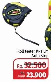 Promo Harga KENMASTER Roll Meter KRT 5m Auto Stop  - Lotte Grosir