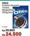 Promo Harga Oreo Festive Dessert Treats Neopolitan 393 gr - Indomaret