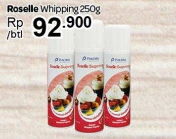 Promo Harga Roselle Supreme Whipped Topping 250 gr - Carrefour