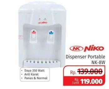 Promo Harga NIKO NK 8W | Water Dispenser Portable  - Lotte Grosir