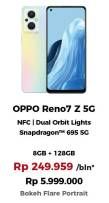 Promo Harga Oppo Reno7 Z 5G 8GB + 128GB  - Erafone