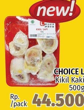 Promo Harga CHOICE L Kikil Kaki 500 gr - LotteMart