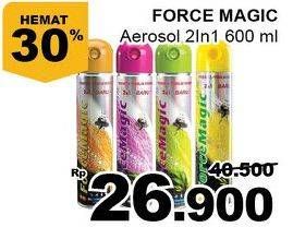 Promo Harga FORCE MAGIC Insektisida Spray 600 ml - Giant