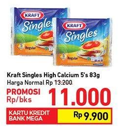 Promo Harga KRAFT Singles Cheese 5 pcs - Carrefour