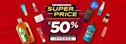 Harga Superprice - Diskon Rp25.000