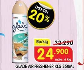 Promo Harga Glade Aerosol 400 ml - Superindo