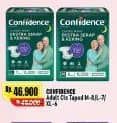 Promo Harga Confidence Adult Classic Night Ekstra Serap & Kering M8, L7, XL6 6 pcs - Alfamart