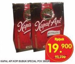 Promo Harga Kapal Api Kopi Bubuk Special 380 gr - Superindo