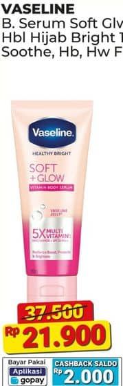 Promo Harga Vaseline Healthy Bright Soft Glow 180 ml - Alfamart