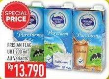 Promo Harga FRISIAN FLAG Susu UHT Purefarm All Variants 900 ml - Hypermart