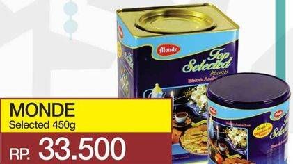 Promo Harga MONDE Top Selected Biscuits 450 gr - Yogya