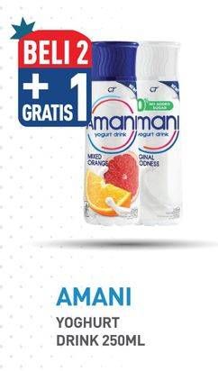 Promo Harga Amani Yoghurt Drink 250 ml - Hypermart