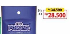 Promo Harga POKANA Face Mask 5 pcs - Alfamart