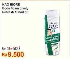 Promo Harga BIORE Guard Body Foam Lively Refresh 100 ml - Indomaret