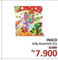 Promo Harga INACO Mini Jelly Assorted 15 pcs - Alfamidi