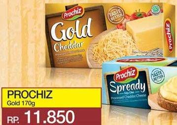 Promo Harga PROCHIZ Gold Cheddar 170 gr - Yogya