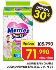 Promo Harga Merries Pants Good Skin M50, L44, XL38  - Superindo