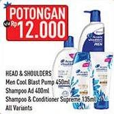 Head & Shoulder Men Cool Blast/Shampoo Ad/Shampoo & Conditioner Supreme
